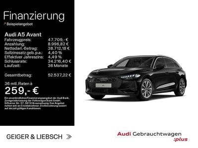 Gebraucht Audi A5 Sport 204 PS (150 kW) 2025 Mythosschwarz metallic Kombi