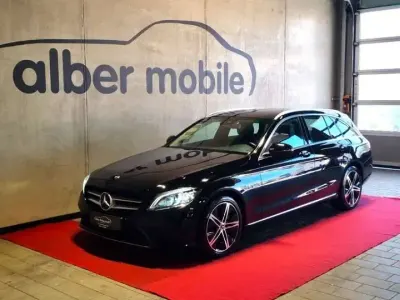 Gebraucht Mercedes C300e Business 194 PS (142 kW) 2020 Ung. schwarz  unilack Kombi