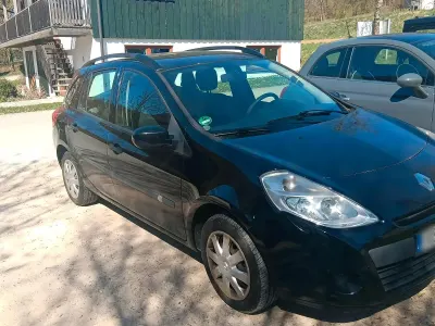 Brugt Renault Clio GrandTour Expression 75 HK (55 kW) 2012 Sort Stationcar