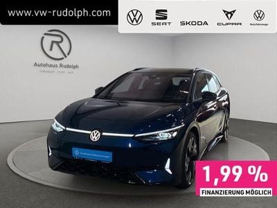 Gebraucht VW ID.7 GTX 250 kW (340 PS) 2025 Aquamarinblau metallic/schwar Kombi
