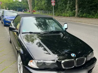 Gebraucht BMW 323 Cabriolet 170 PS (125 kW) 2000 Schwarz Cabrio