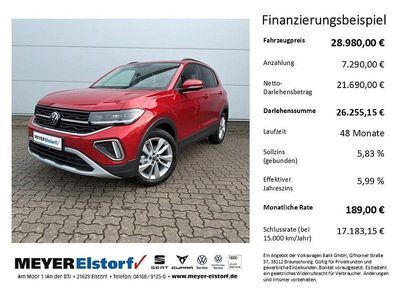 Neu VW T-Cross Life 116 PS (85 kW) 2026 Rot SUV