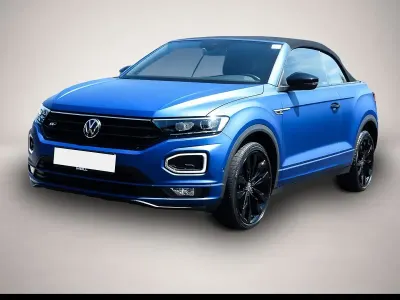 Gebraucht VW T-Roc Cabriolet R-line 150 PS (110 kW) 2022 Schwarz Cabrio