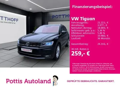Gebraucht VW Tiguan Highline 150 PS (110 kW) 2020 Schwarz SUV