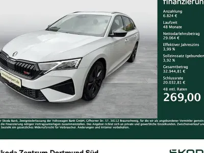 Gebraucht Skoda Octavia RS 265 PS (194 kW) 2025 Moonweiß perleffekt Kombi