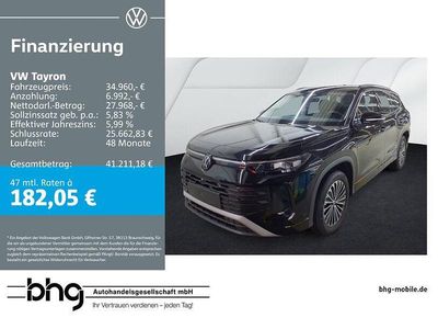 Gebraucht VW Tayron Life 150 PS (110 kW) 2025 Schwarz SUV