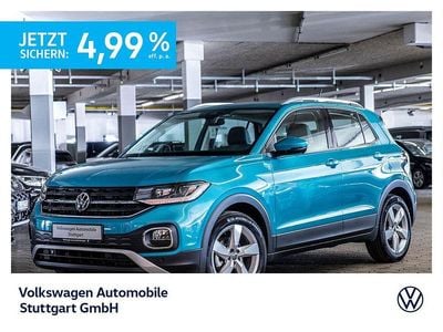 Usata VW T-Cross Style 110 CV (80 kW) 2022 Blu SUV