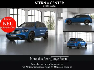 Gebraucht Mercedes GLC63 AMG Night 510 PS (375 kW) 2022 Metalliclack spektralblau SUV
