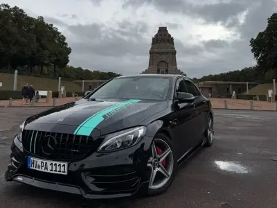 Occasion Mercedes C220 AMG line 170 ch (125 kW) 2015 Noir Berline