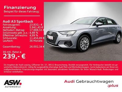 Florettsilber metallic Gebraucht 2022 Audi A3 Sportback e-tron Kleinwagen | 23.830 € (Fairer Preis)