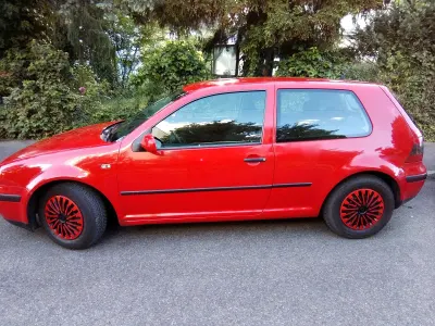 Gebraucht VW Golf IV 75 PS (55 kW) 1999 Rot Kleinwagen