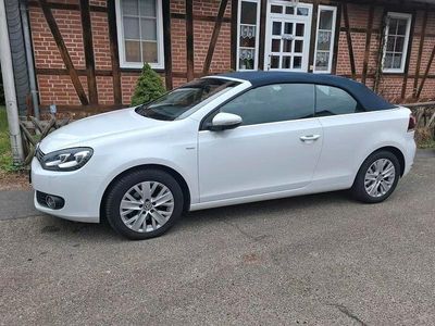 Brugt VW Golf Cabriolet Life 105 HK (77 kW) 2013 Hvid Cabriolet