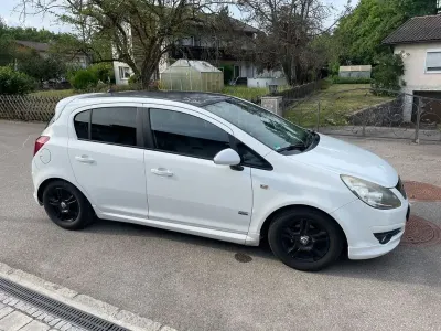 Gebraucht Opel Corsa OPC 101 PS (74 kW) 2009 Weiß Kleinwagen