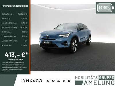 Begagnad Volvo C40 Ultimate 300 kW (408 HK) 2022 Blå SUV