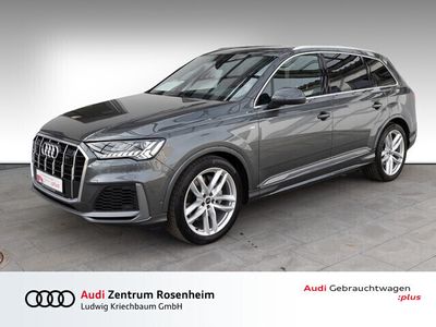 gebraucht Audi Q7 S line 55 TFSI qu. tiptr.(Matrix,B&O,AHK,Pano,ACC) Navi