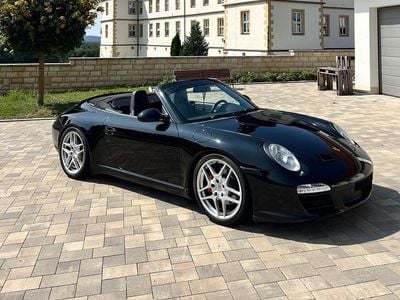 Second-hand Porsche 911 Carrera Cabriolet 345 CP (253 kW) 2009 Negru Cabrio