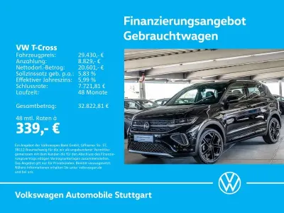 Gebraucht VW T-Cross R-line 150 PS (110 kW) 2026 Schwarz SUV
