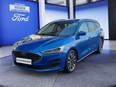 Desert island blue metallic Gebraucht 2023 Ford Focus Titanium X Kombi | 24.890 € (Fairer Preis)