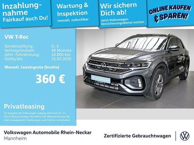 Gebraucht VW T-Roc R-line 150 PS (110 kW) 2022 Grau SUV