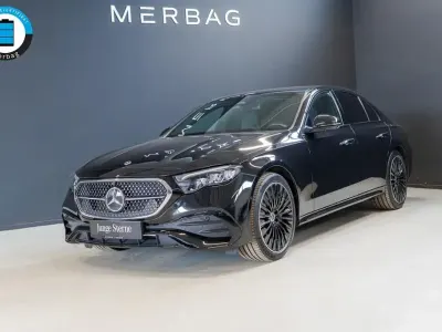 Gebraucht Mercedes E300 AMG 313 PS (230 kW) 2024 Obsidianschwarz metallic Limousine