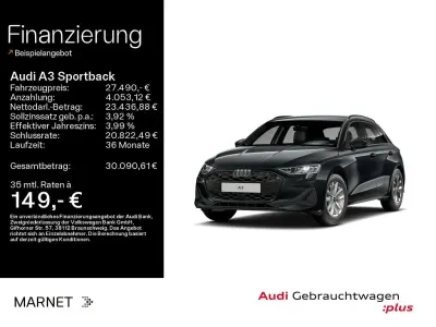 Gebraucht Audi A3 150 PS (110 kW) 2025 Grau Limousine