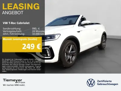 Gebraucht VW T-Roc Cabriolet R-line 150 PS (110 kW) 2025 Weiß Cabrio