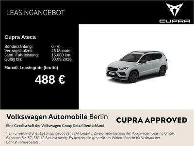 Second-hand Cupra Ateca VZ 300 CP (220 kW) 2023 Alb SUV