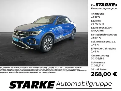 Gebraucht VW T-Roc Cabriolet Goal 150 PS (110 kW) 2025 Blau (ravennablau metallic) Cabrio