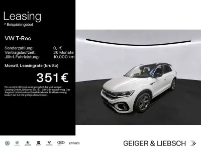 Usata VW T-Roc R-line 150 CV (110 kW) 2023 Bianco SUV
