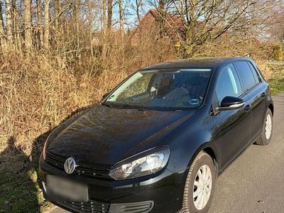 Gebraucht VW Golf VI 2009 Schwarz Kleinwagen