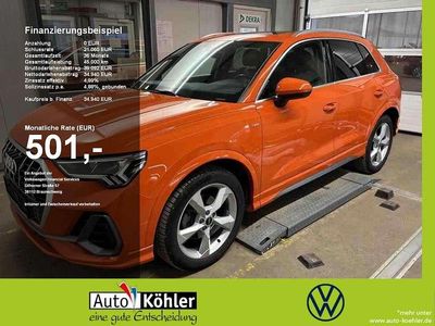 Gebraucht Audi Q3 S-Line 150 PS (110 kW) 2023 Pulsorange SUV