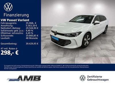 Gebraucht VW Passat Business 204 PS (150 kW) 2025 Pure white Kombi