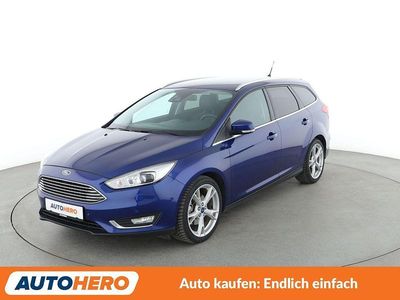 Gebraucht Ford Focus Titanium 150 PS (110 kW) 2014 Blau Kombi
