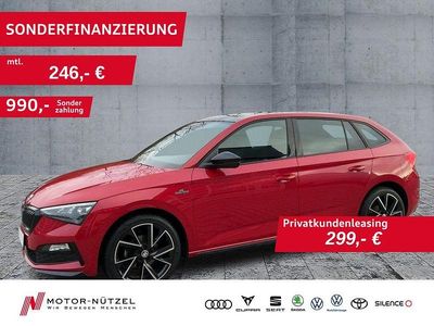 Gebraucht Skoda Scala Monte Carlo 150 PS (110 kW) 2023 Velvetrot metallic Kleinwagen