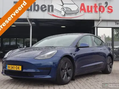 Occasion Tesla Model 3 Standard Range 175 kW (238 PK) 2021 Blauw Sedan