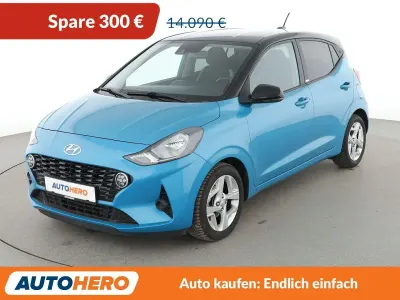 Gebraucht Hyundai i10 Intro Edition 84 PS (61 kW) 2020 Blau Kleinwagen