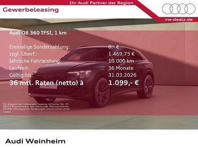 Schwarz (mythosschwarz metallic) Neu 2026 Audi Q8 Comfort SUV | 115.200 € (Guter Preis)