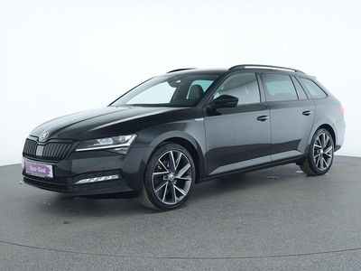 Schwarz magic Gebraucht 2021 Skoda Superb SportLine Limousine | 29.225 € (Fairer Preis)