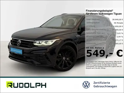 Gebraucht VW Tiguan R-line 190 PS (139 kW) 2020 Schwarz SUV