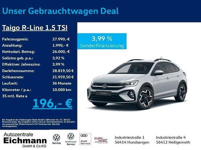 Brugt VW Taigo R-line 150 HK (110 kW) 2025 Sølv SUV