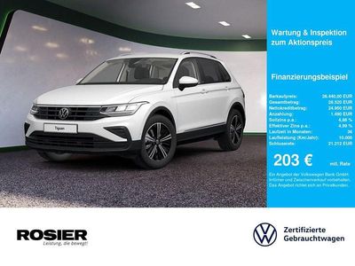Gebraucht VW Tiguan Active 150 PS (110 kW) 2022 Weiß SUV