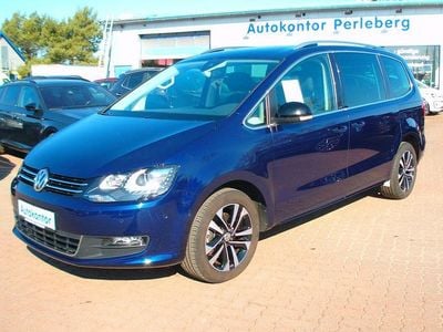 Gebraucht VW Sharan IQ Drive 150 PS (110 kW) 2019 Blau Van / Kleinbus