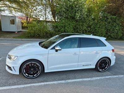 Usata Audi S3 Sport 300 CV (220 kW) 2014 Bianco Berlina