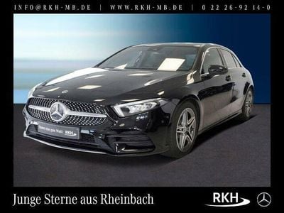 Schwarz Gebraucht 2019 Mercedes A250 AMG line Kleinwagen | 27.980 € (Fairer Preis)
