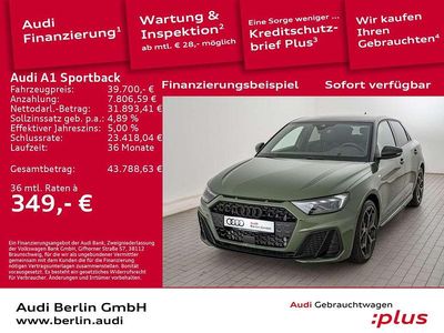 Distriktgrün metallic Gebraucht 2025 Audi A1 S-Line Limousine | 39.700 €