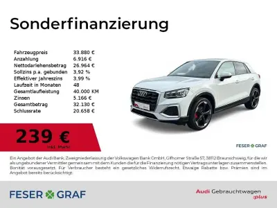 Käytetty Audi Q2 Advanced Plus 150 HP (110 kW) 2025 Valkoinen Katumaasturi