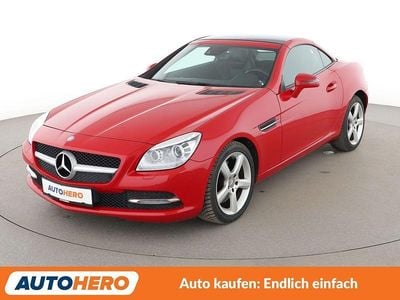 Usata Mercedes SLK250 204 CV (150 kW) 2015 Rosso Cabrio
