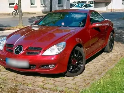 Gebraucht Mercedes SLK200 163 PS (119 kW) 2005 Rot Cabrio