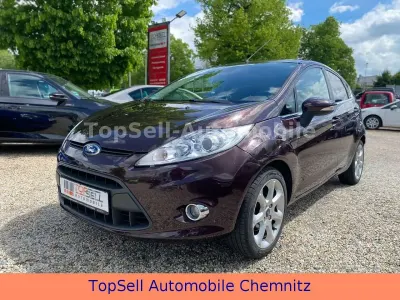 Gebraucht Ford Fiesta Titanium 82 PS (60 kW) 2009 Braun Kleinwagen
