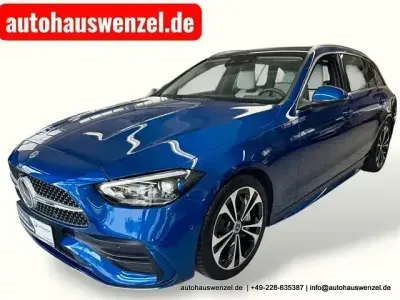 Brugt Mercedes C200 AMG 163 HK (119 kW) 2022 Blå Stationcar